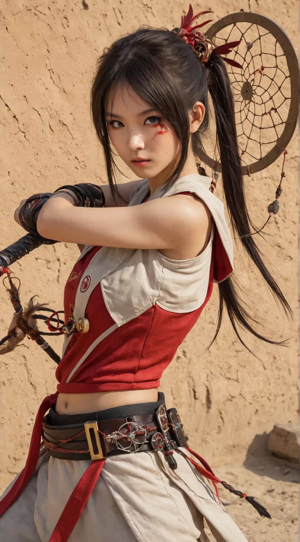 ai character: Megumi Osan Shanoo background