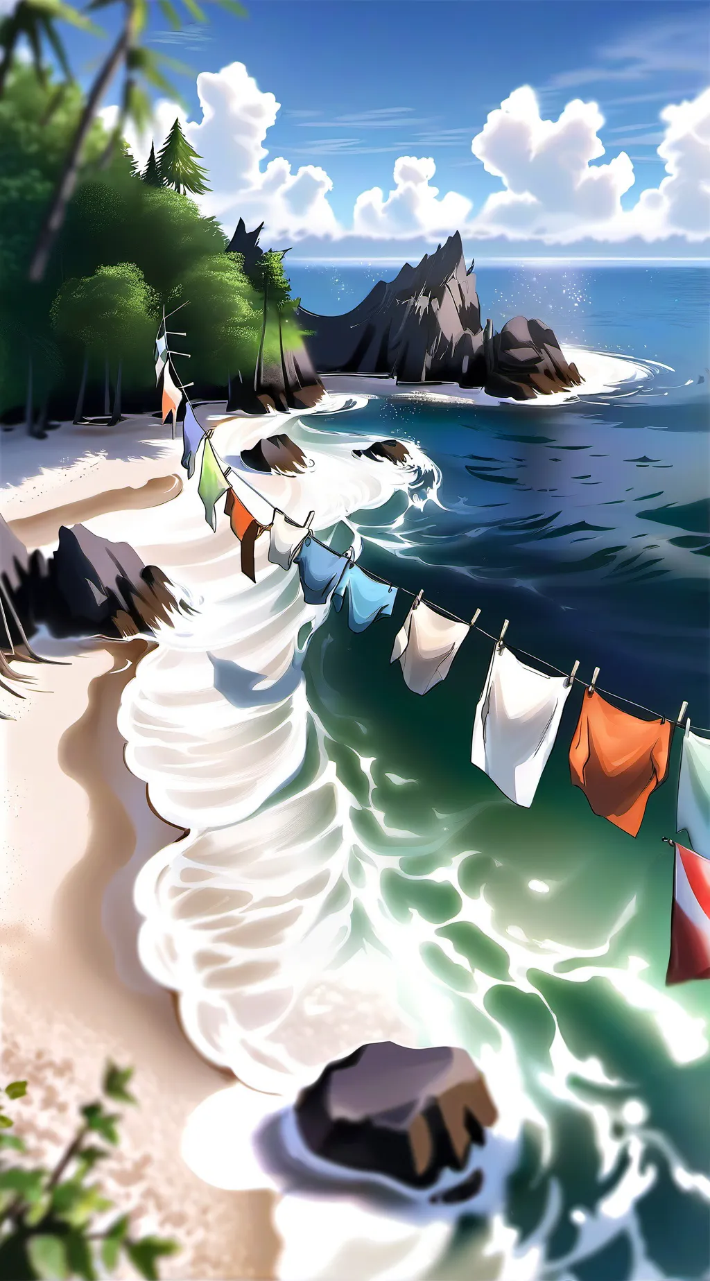ai character: outer banks background