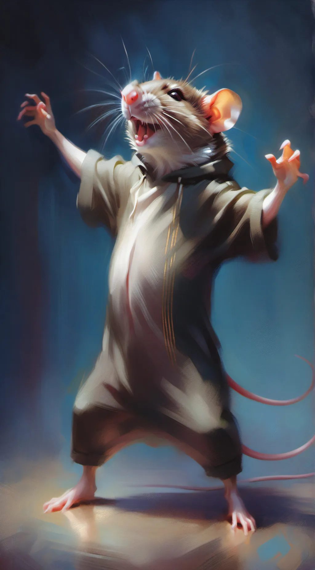 ai character: Rat  background