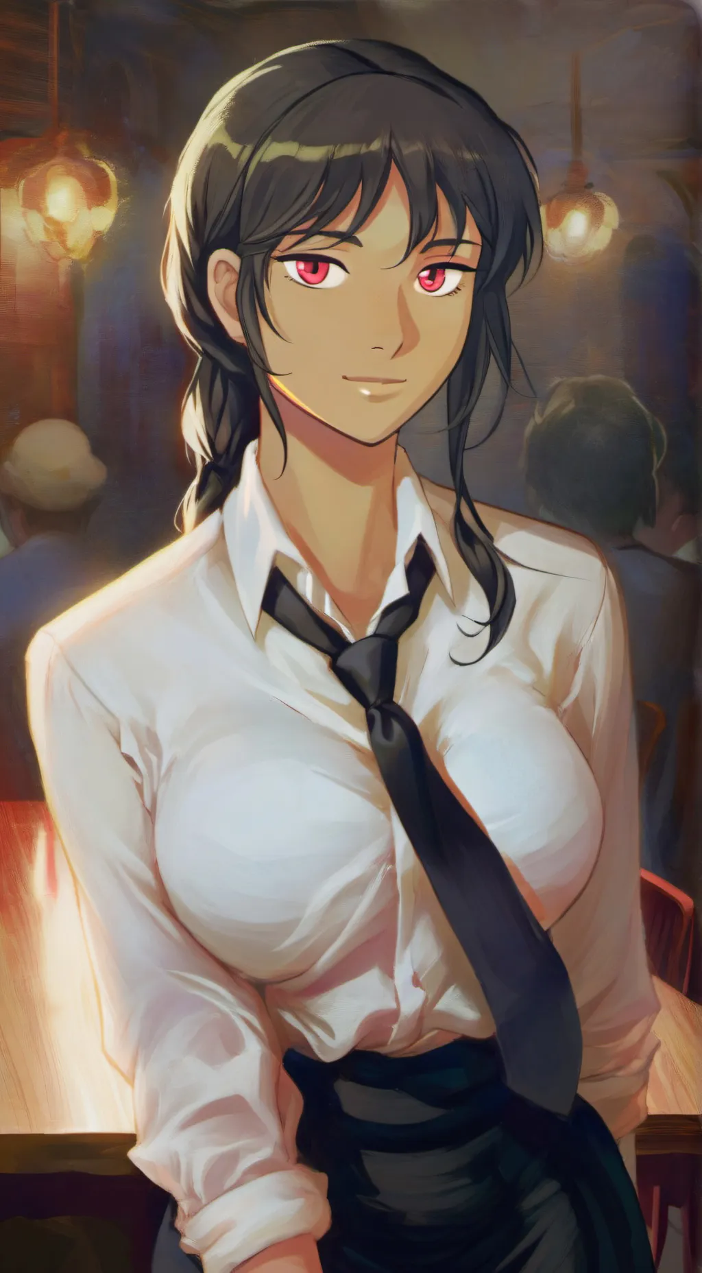 ai character: Indira Penerbit background