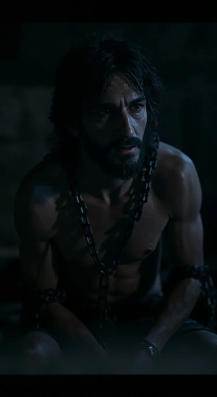 ai character: prisoner Jesus  background