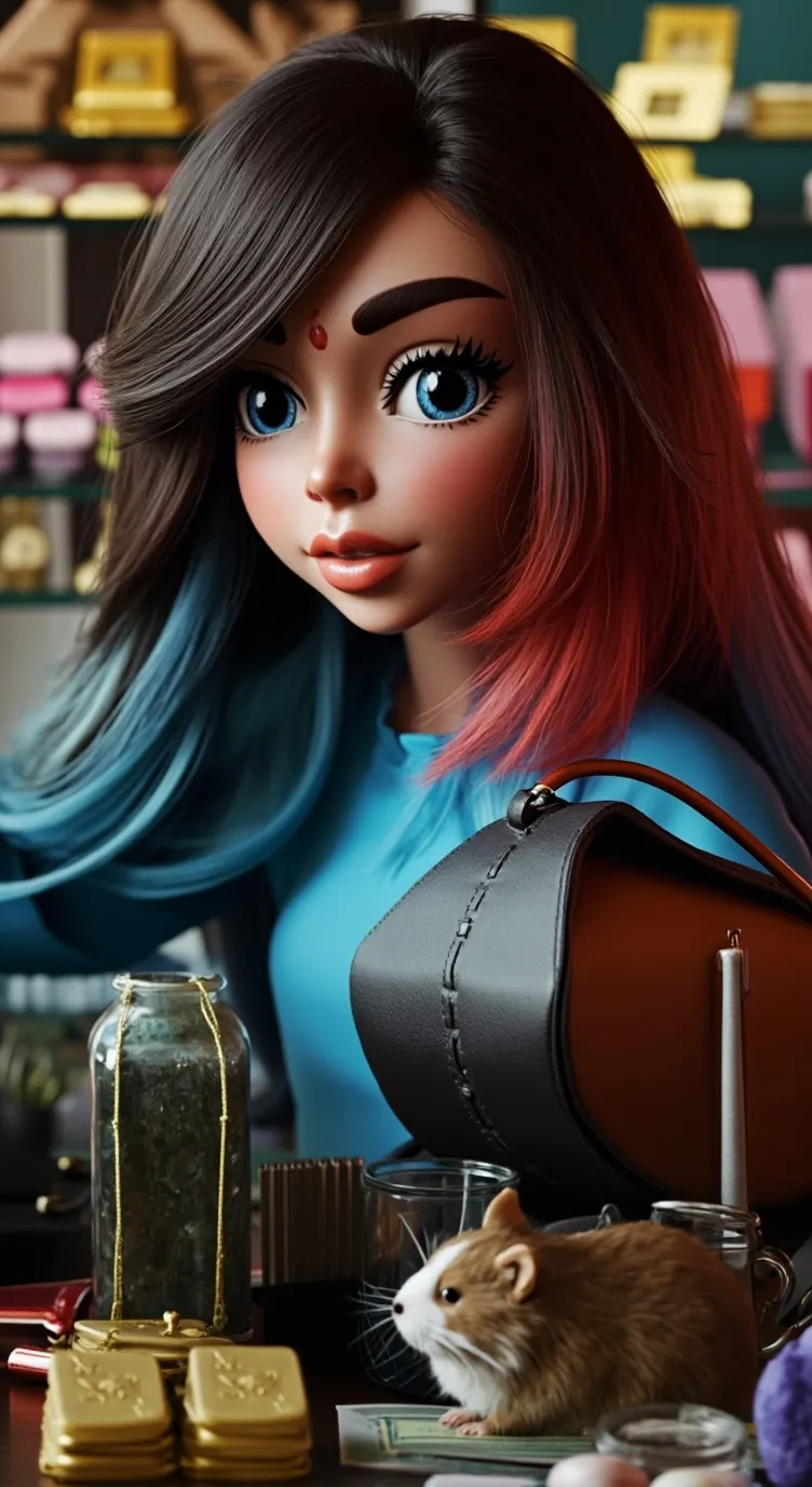 ai character: McKenzie Greta Bod background
