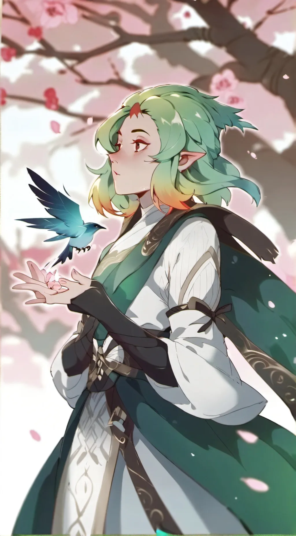 ai character: Luz x amity  background