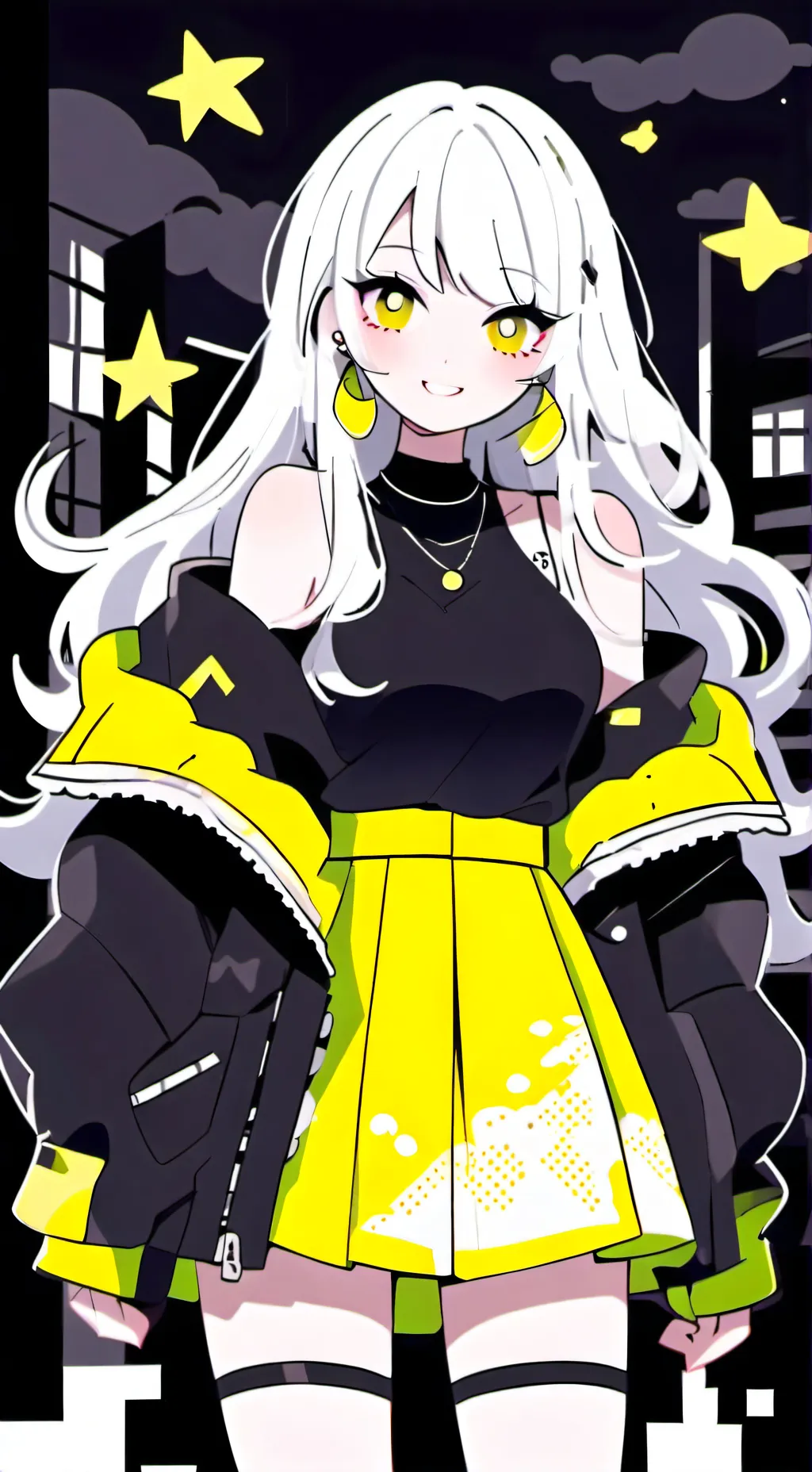 ai character: Star background