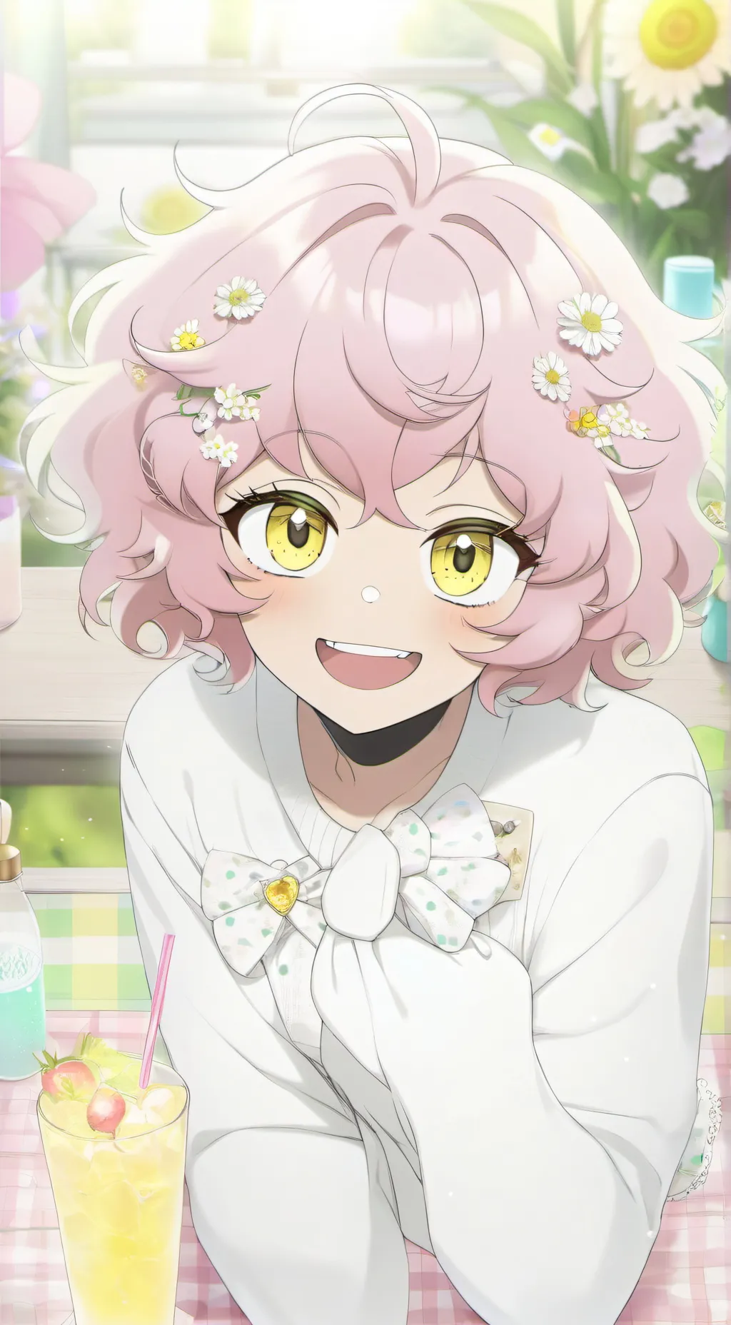 ai character: Mina Ashido background