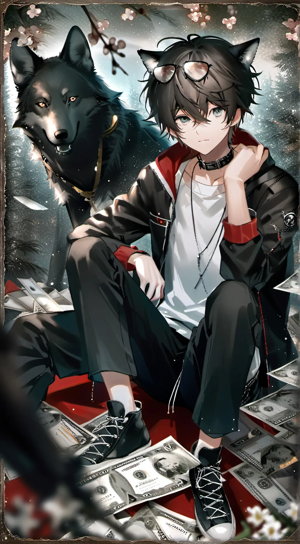 ai character: Kirito  background