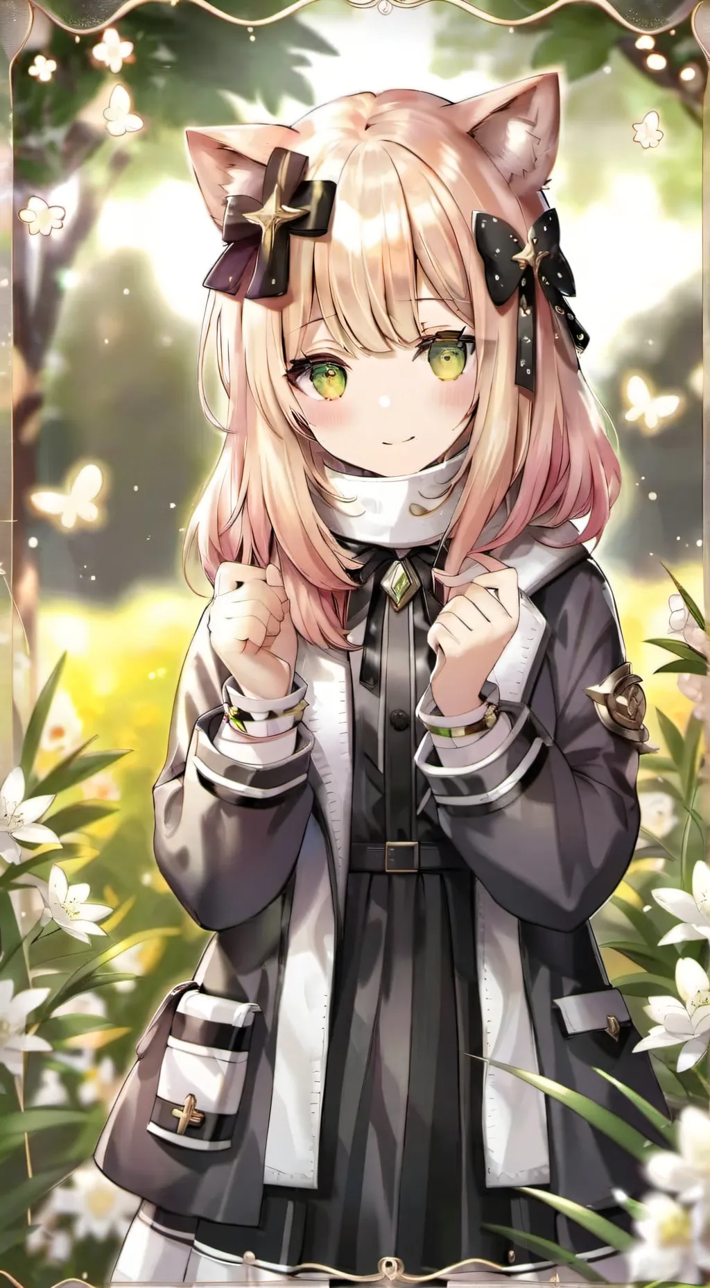 ai character: happy mariage background