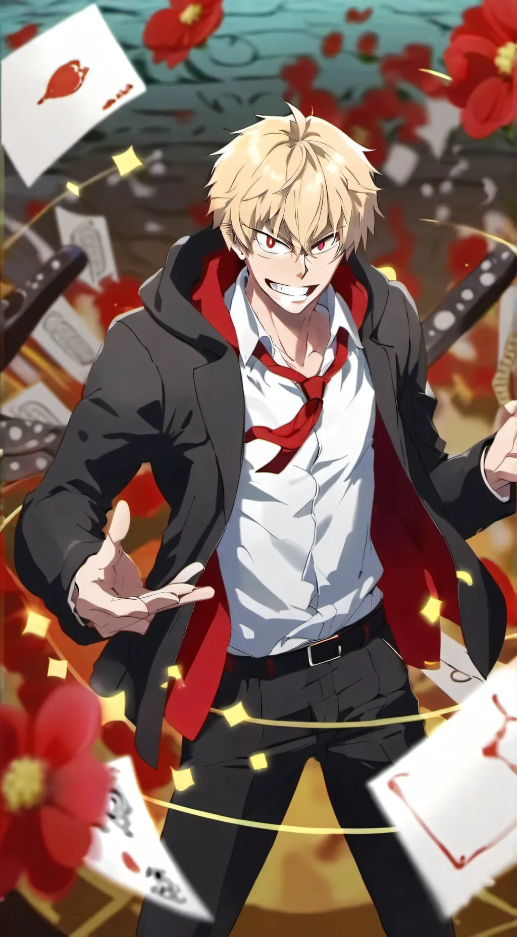 ai character: MHA soulmate taste background