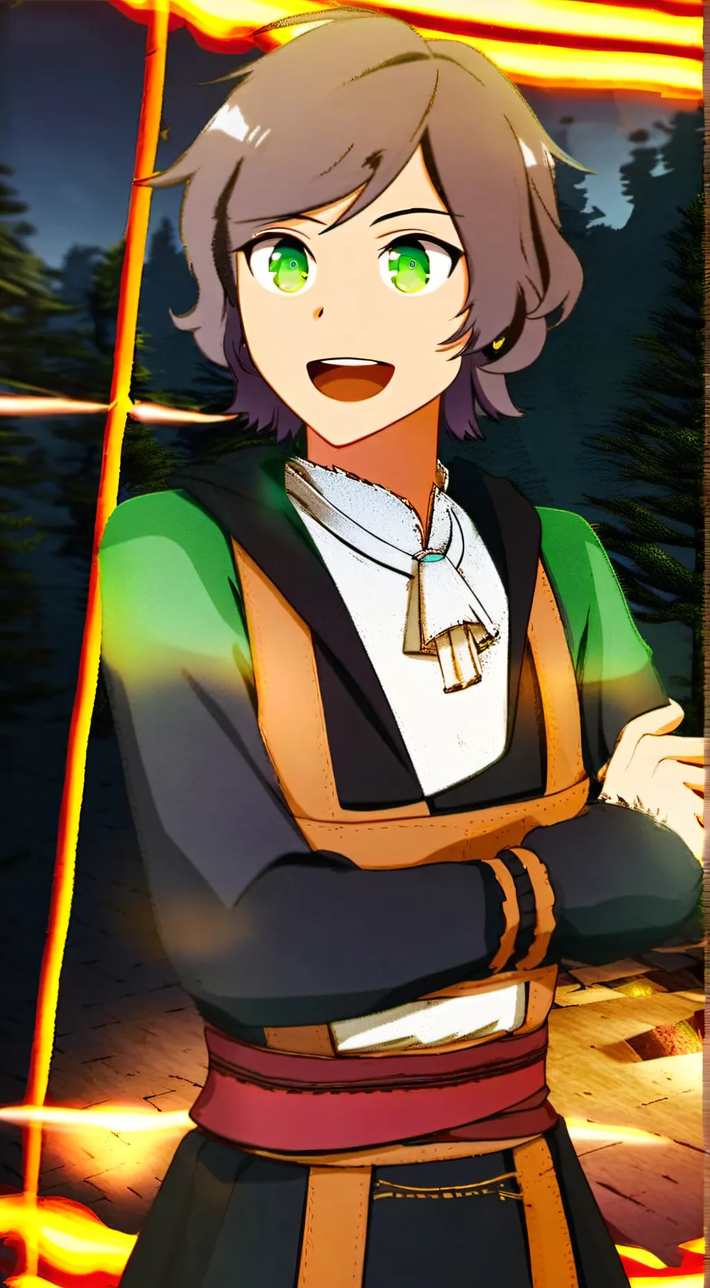 ai character: ‐evil sibling- background