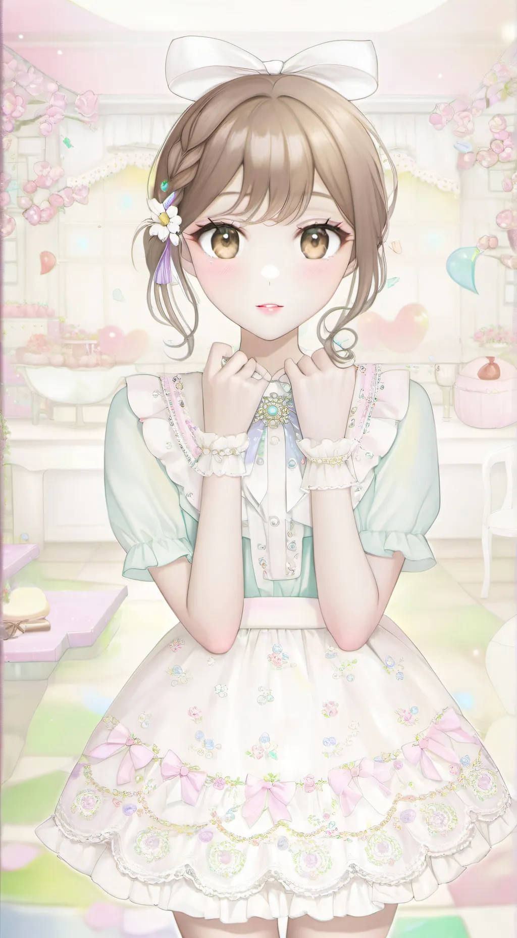 ai character: Lunar Blue again! background