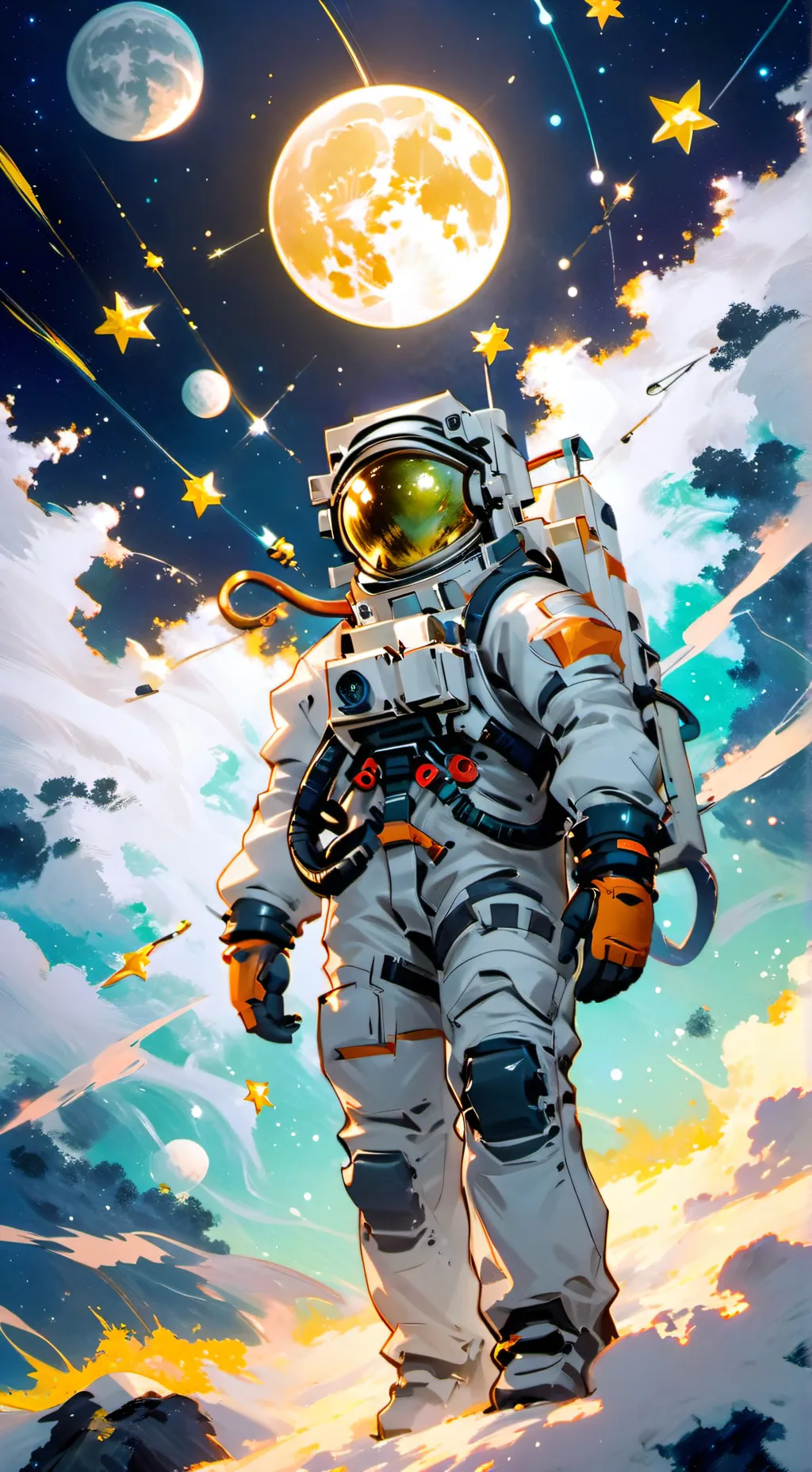 ai character: space your gf chea background