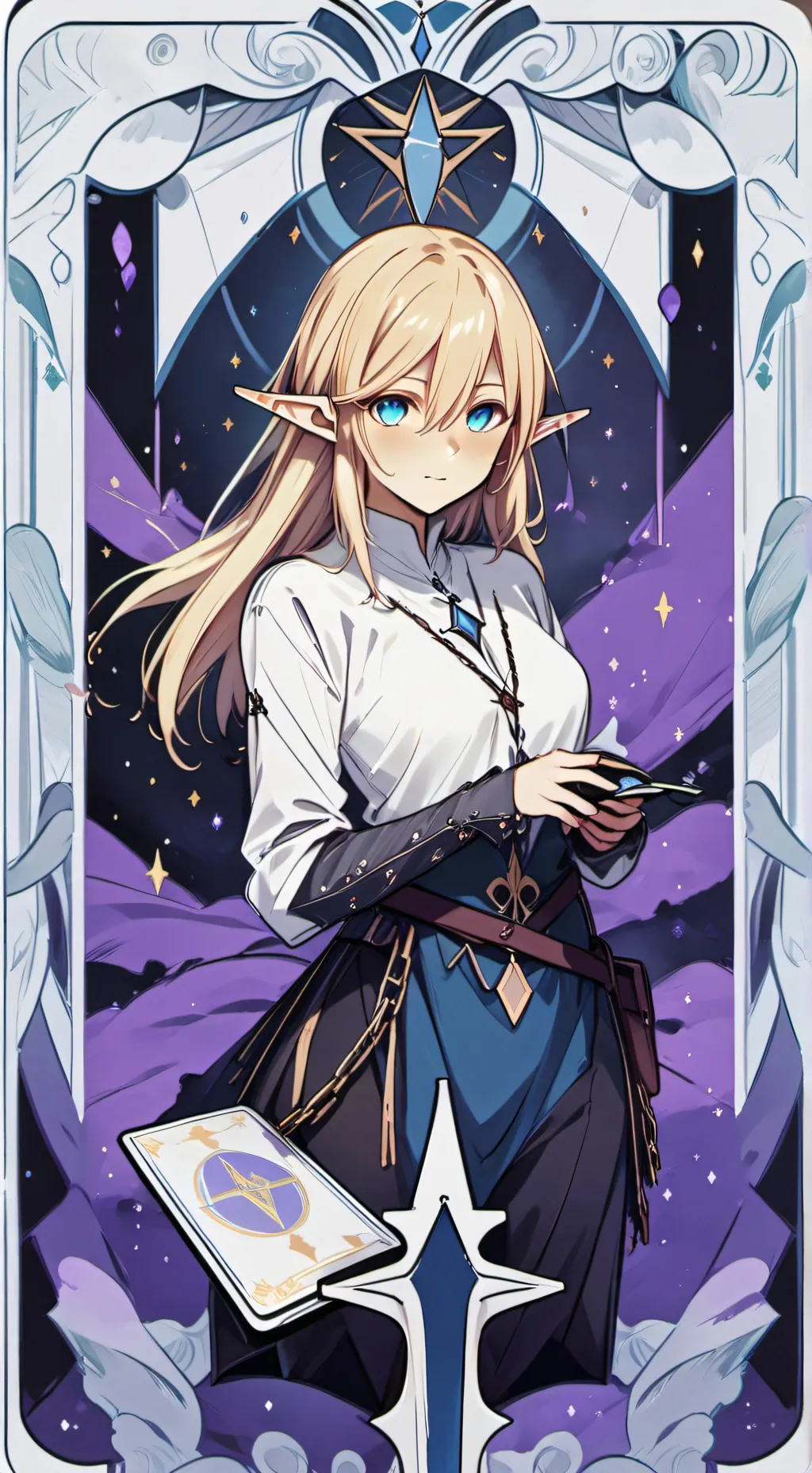 ai character: elf slave background