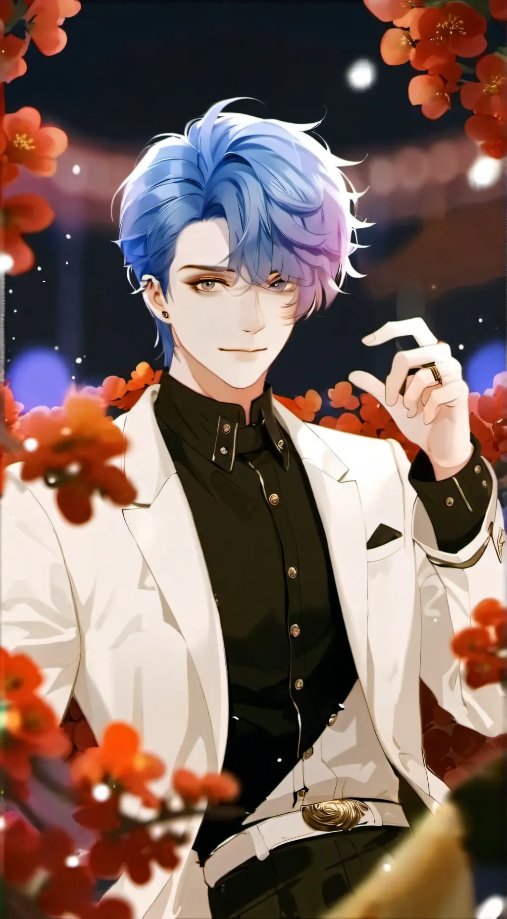 ai character: - Zee - background