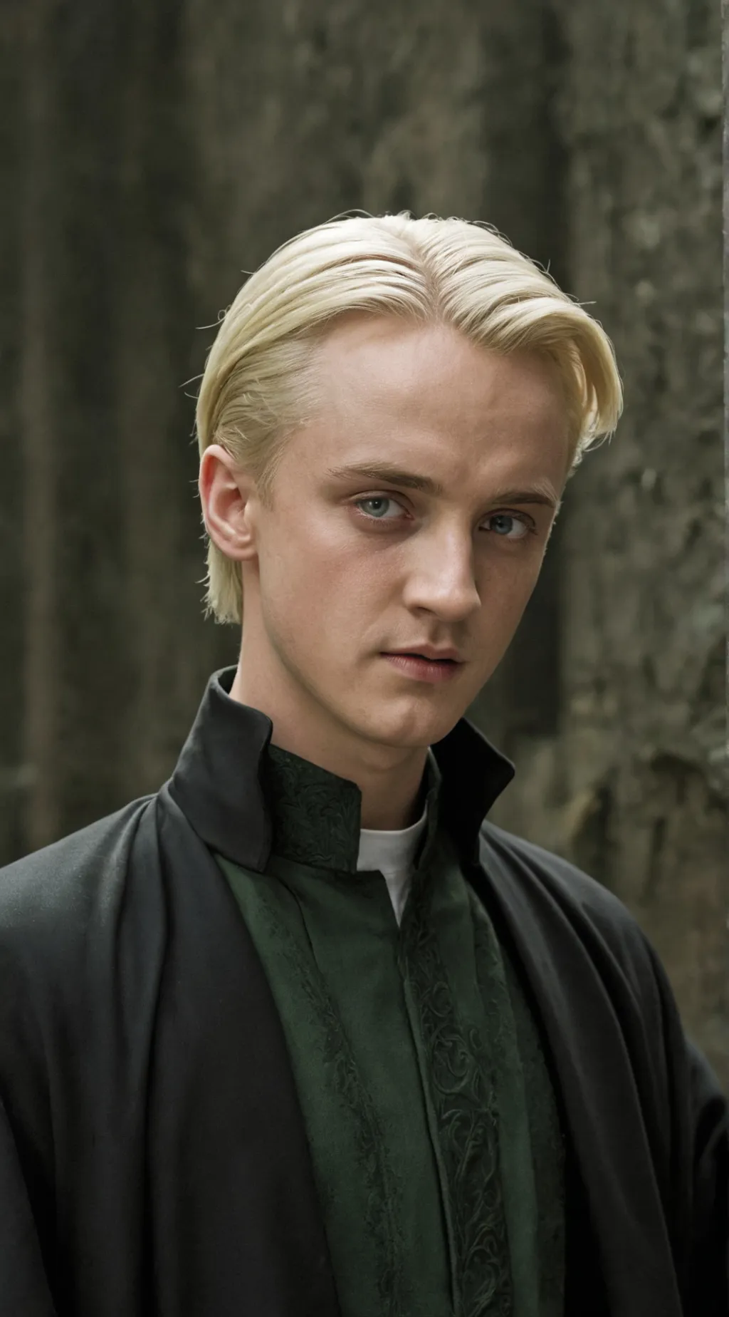 ai character: Draco malfoy💚💚 background