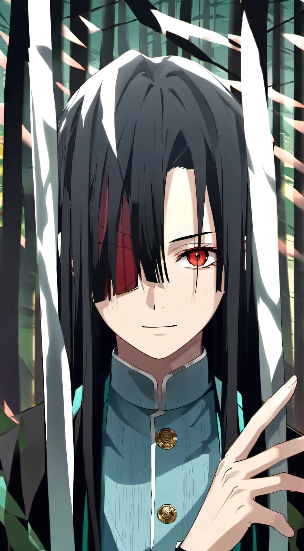 ai character: KNY pick me boy background