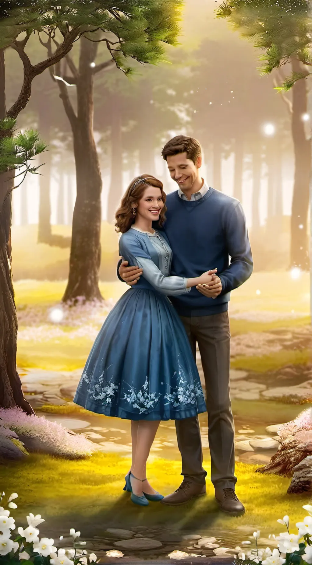 ai character: Random couple background