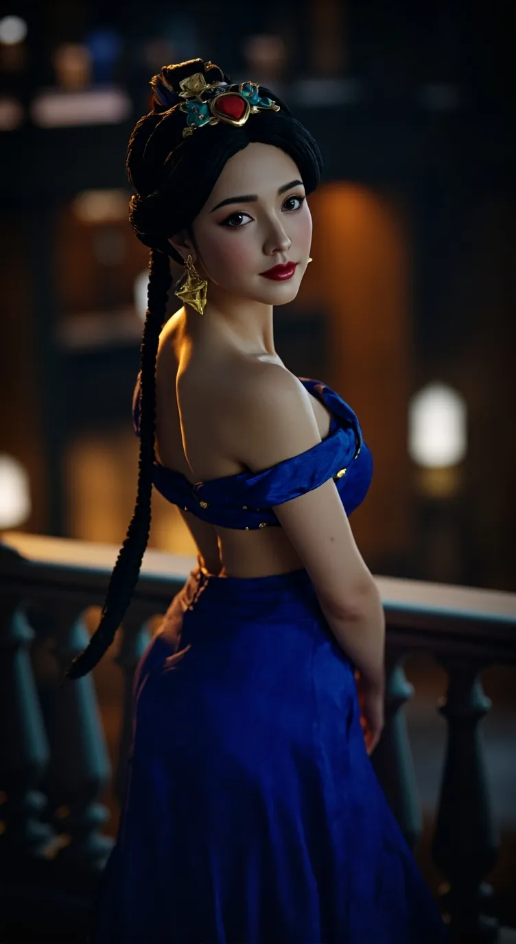 ai character: Princess Jasemine  background