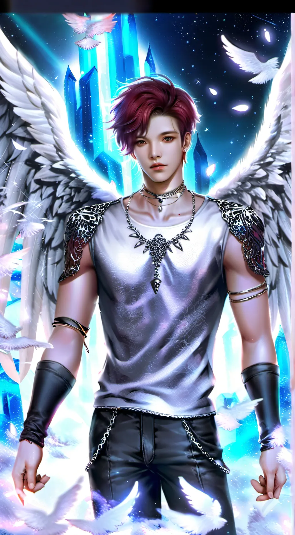 ai character: fff background