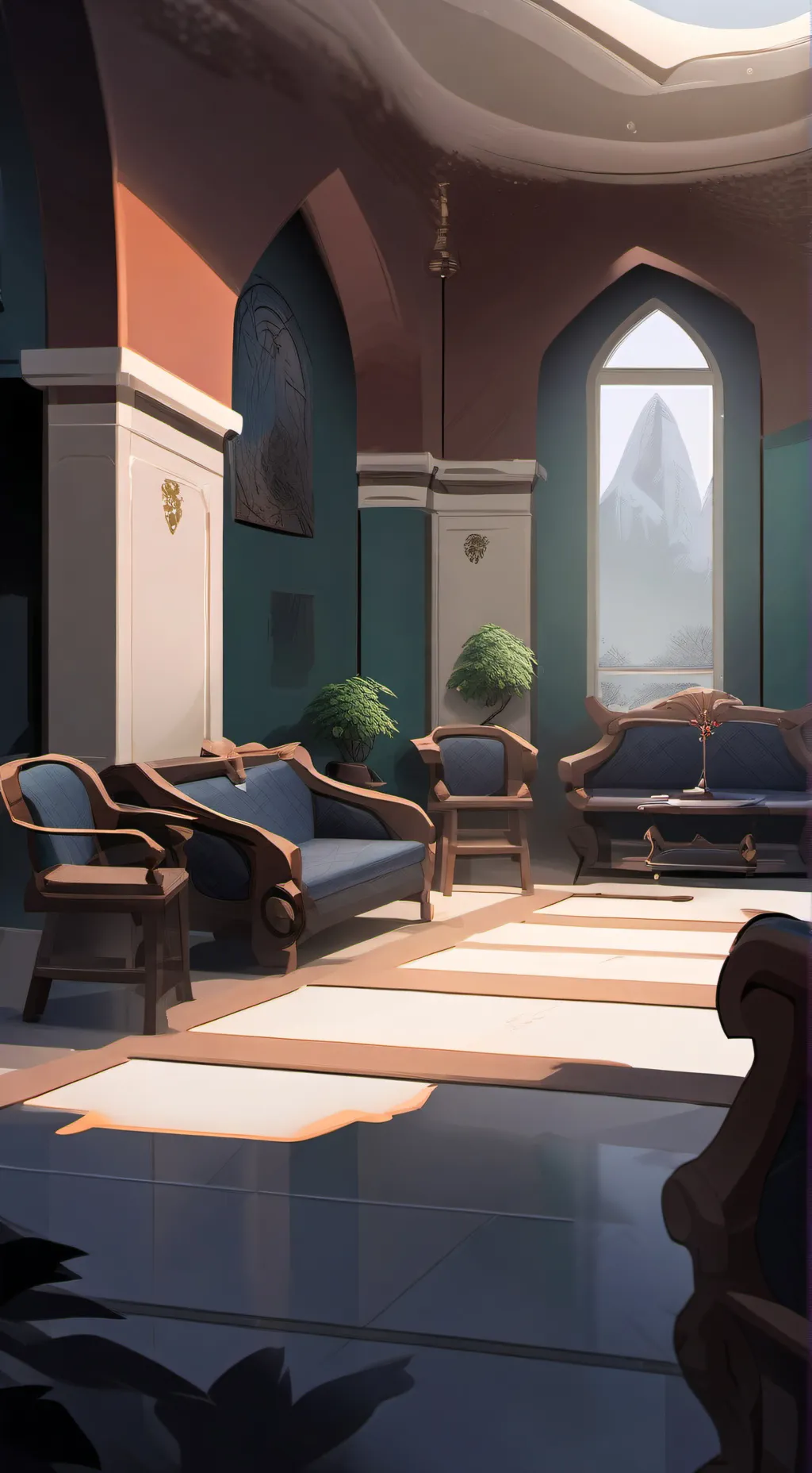 ai character: Doctor's office background