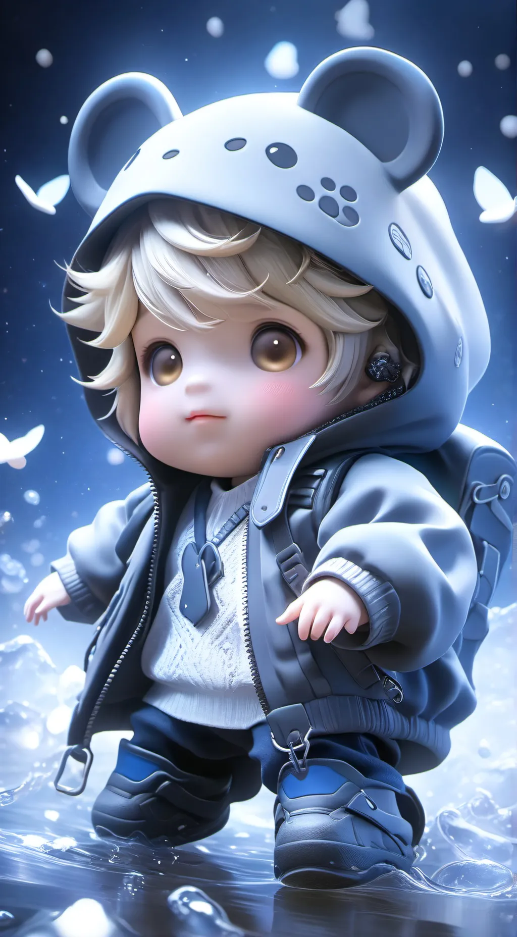 ai character: bebe gordo  background
