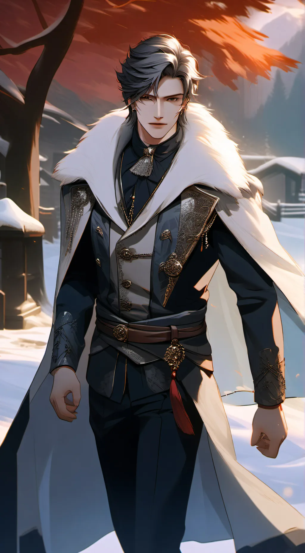 ai character: Макс background