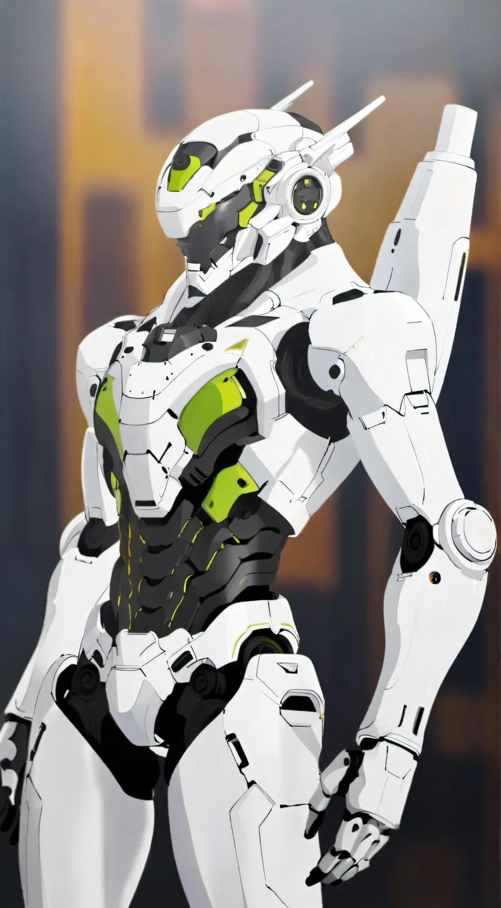 ai character: mech z background
