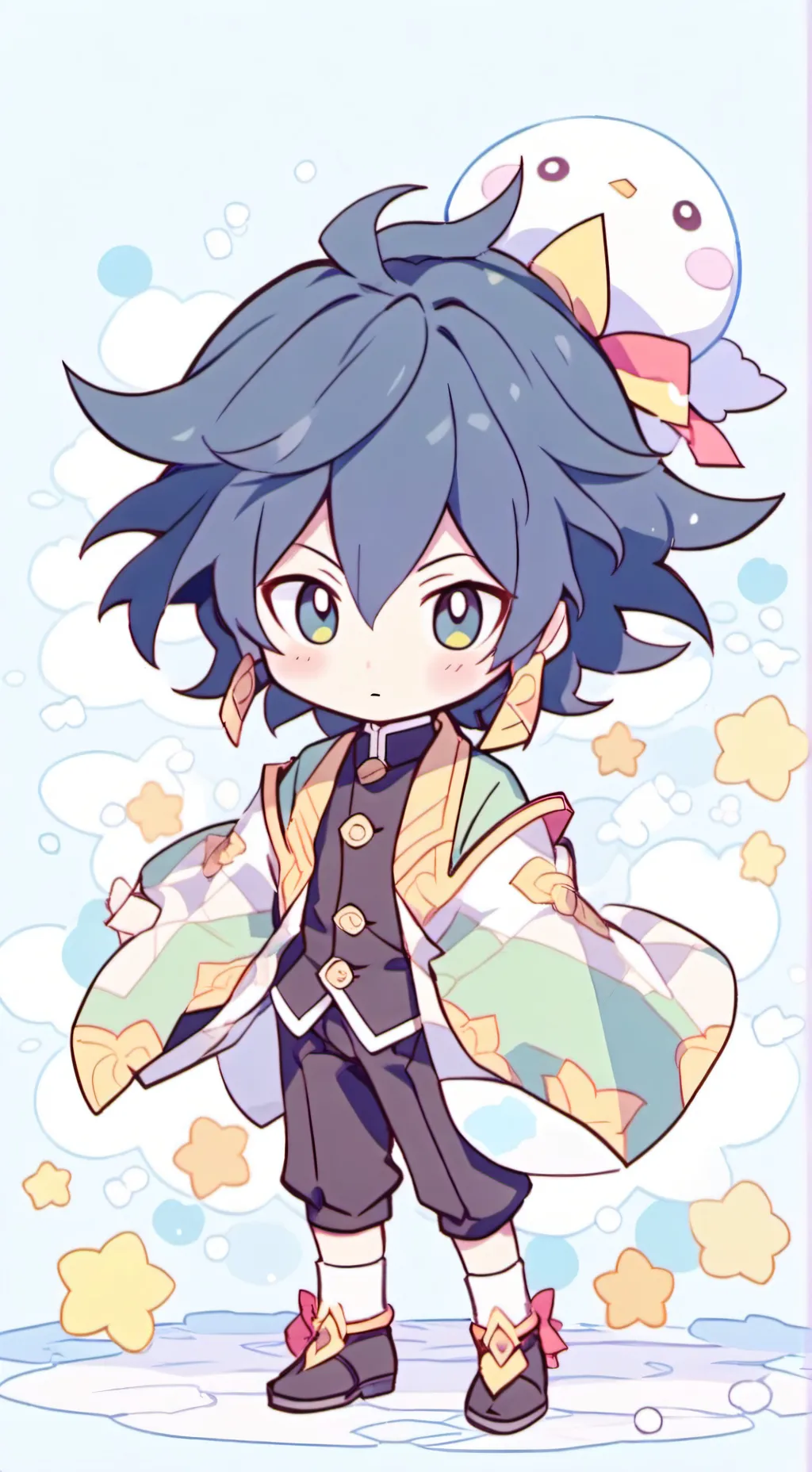 ai character: Giyuu bebê  background
