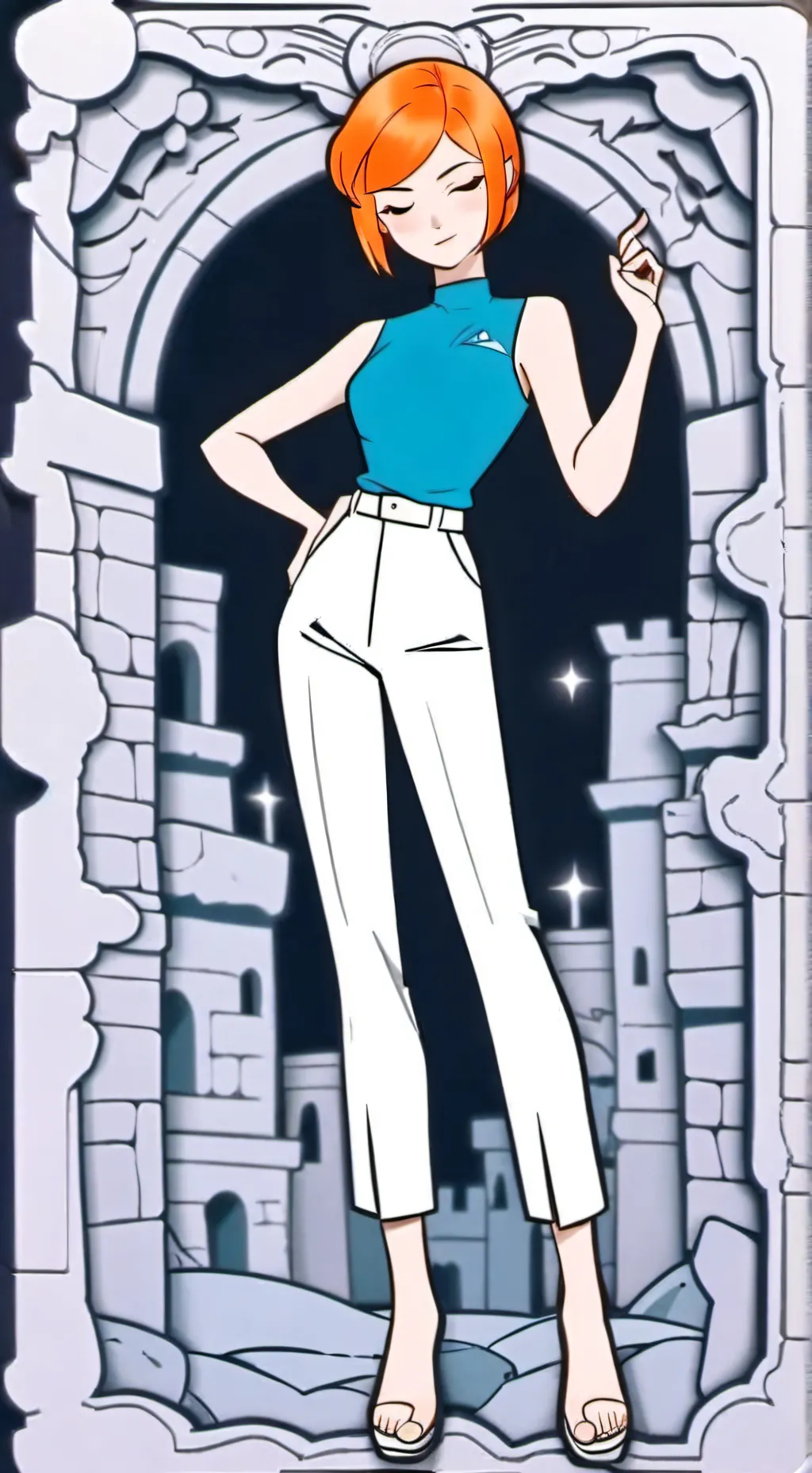 ai character: Gwen  background