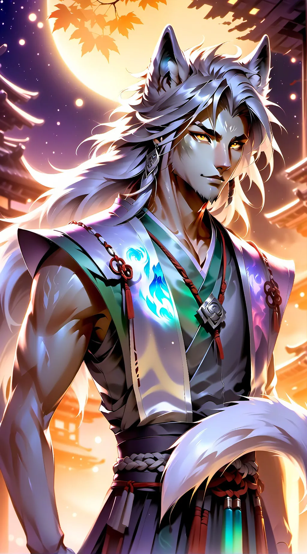 ai character: Moonlit Howler Spi background