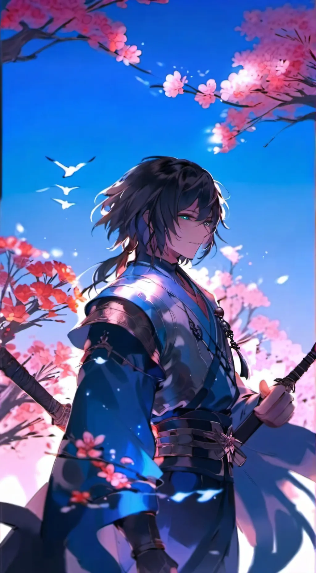 ai character: Giyuu T- Kibutsuji background
