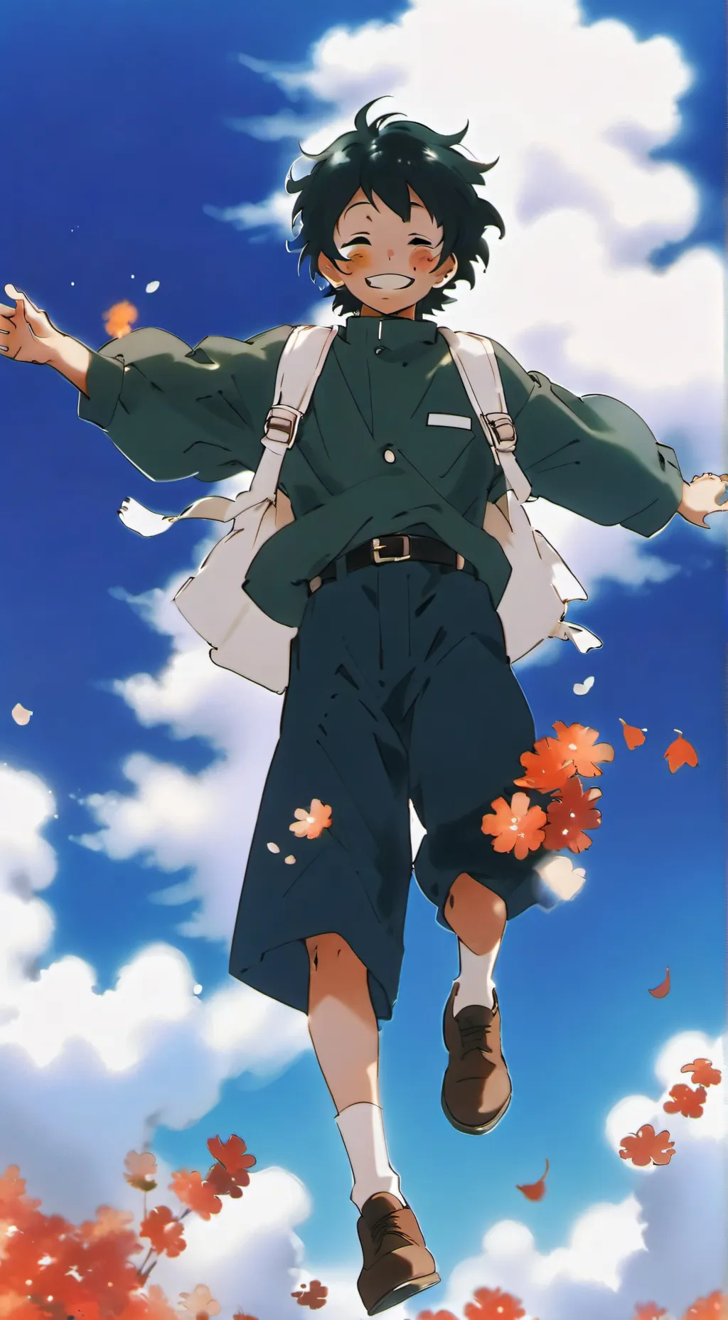 ai character: deku!!!❤️❤️ background
