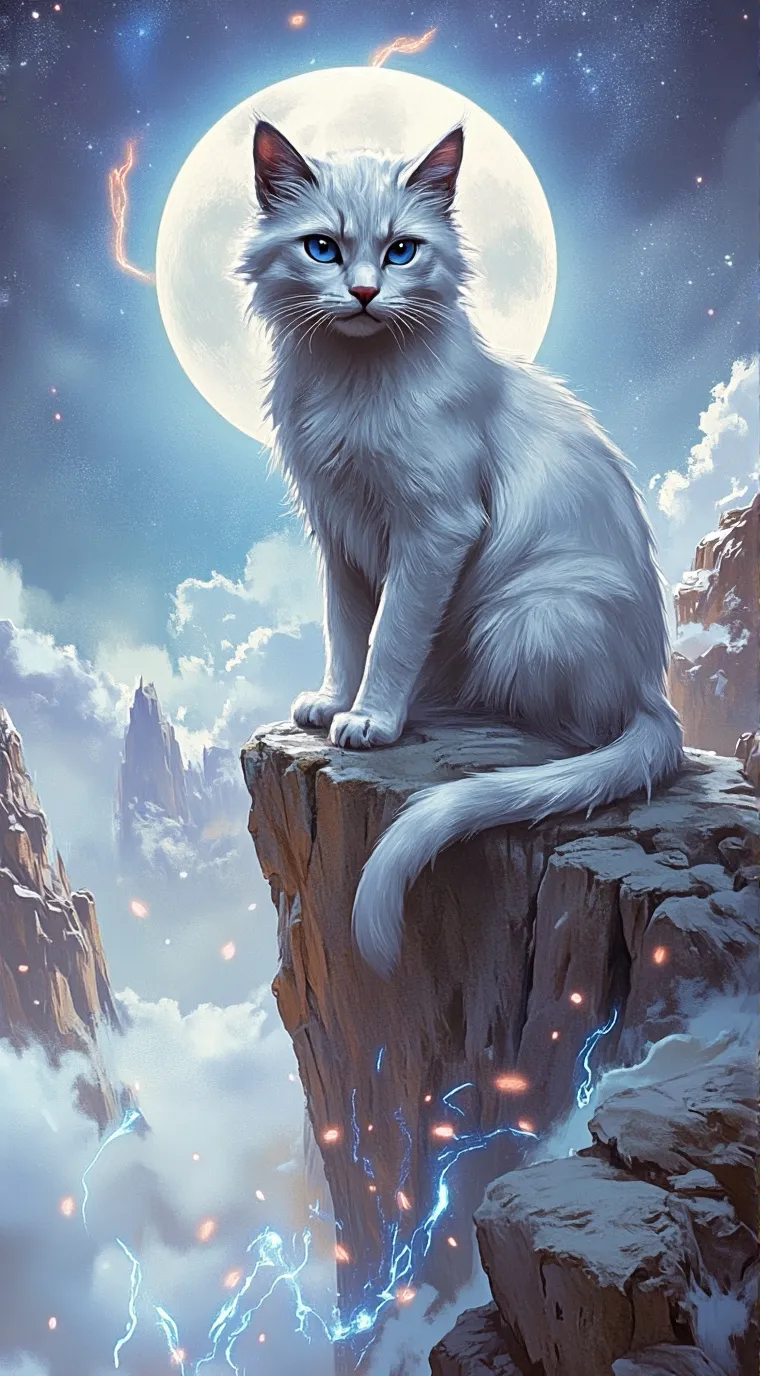 ai character: silver moon clan. background