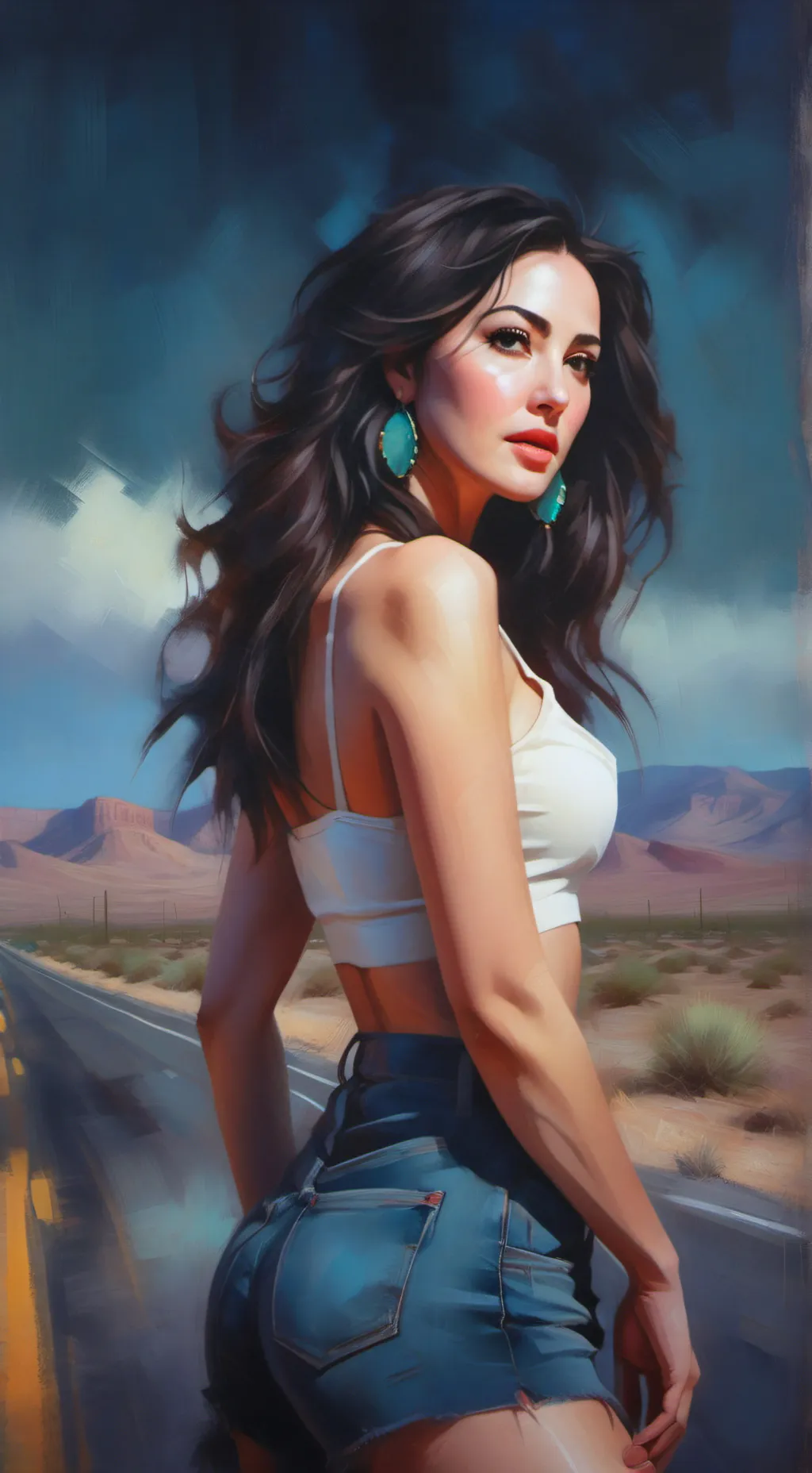 ai character: Marta Vaughn background