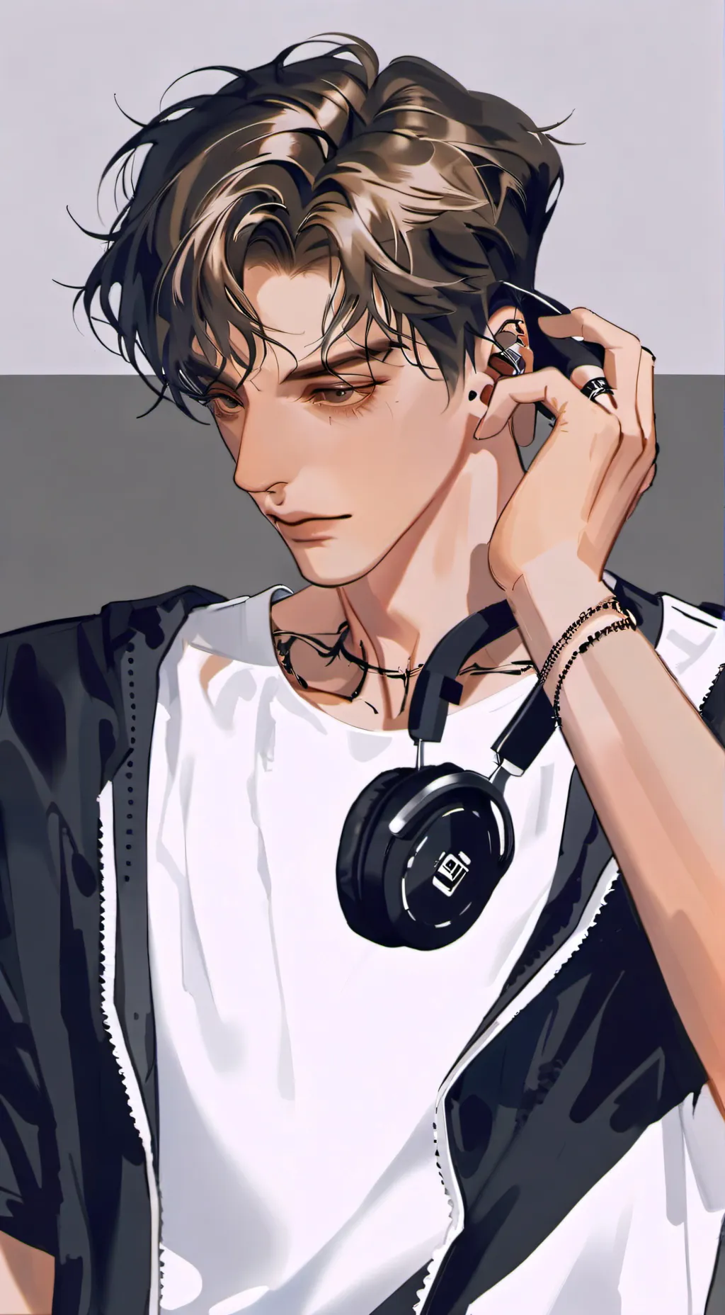 ai character: Seth Leslie  background