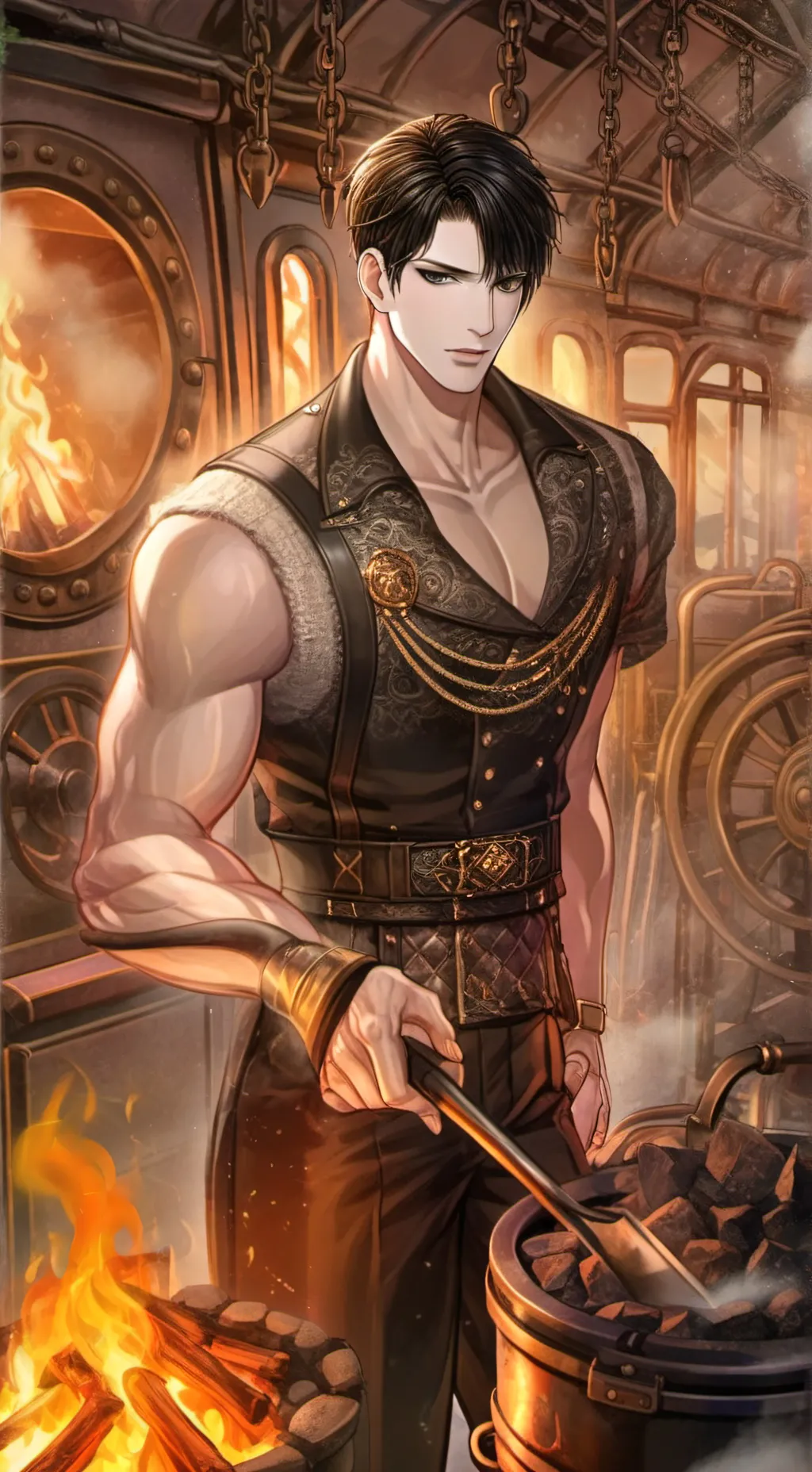 ai character: Mark background