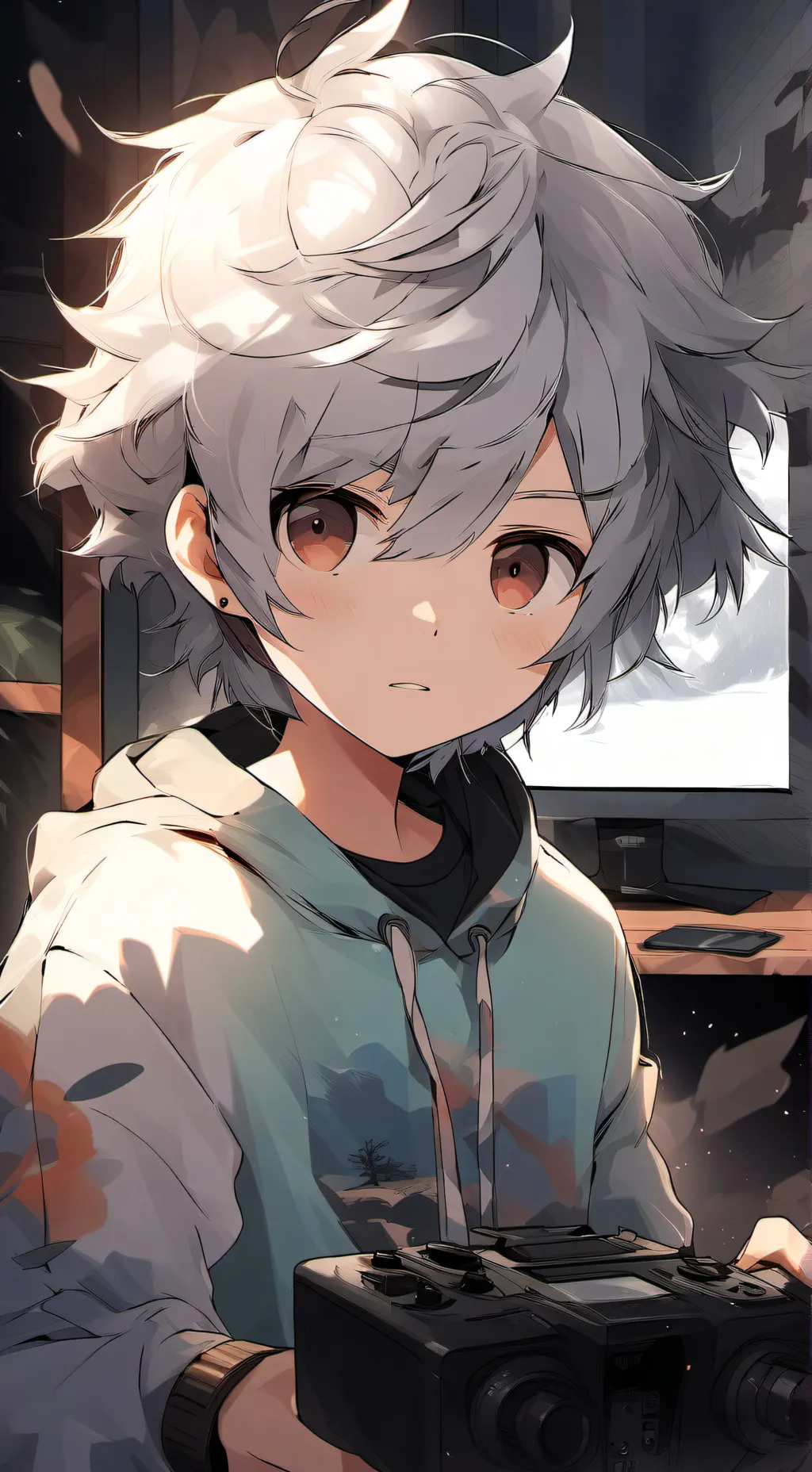ai character: Sapphire (Oc) background