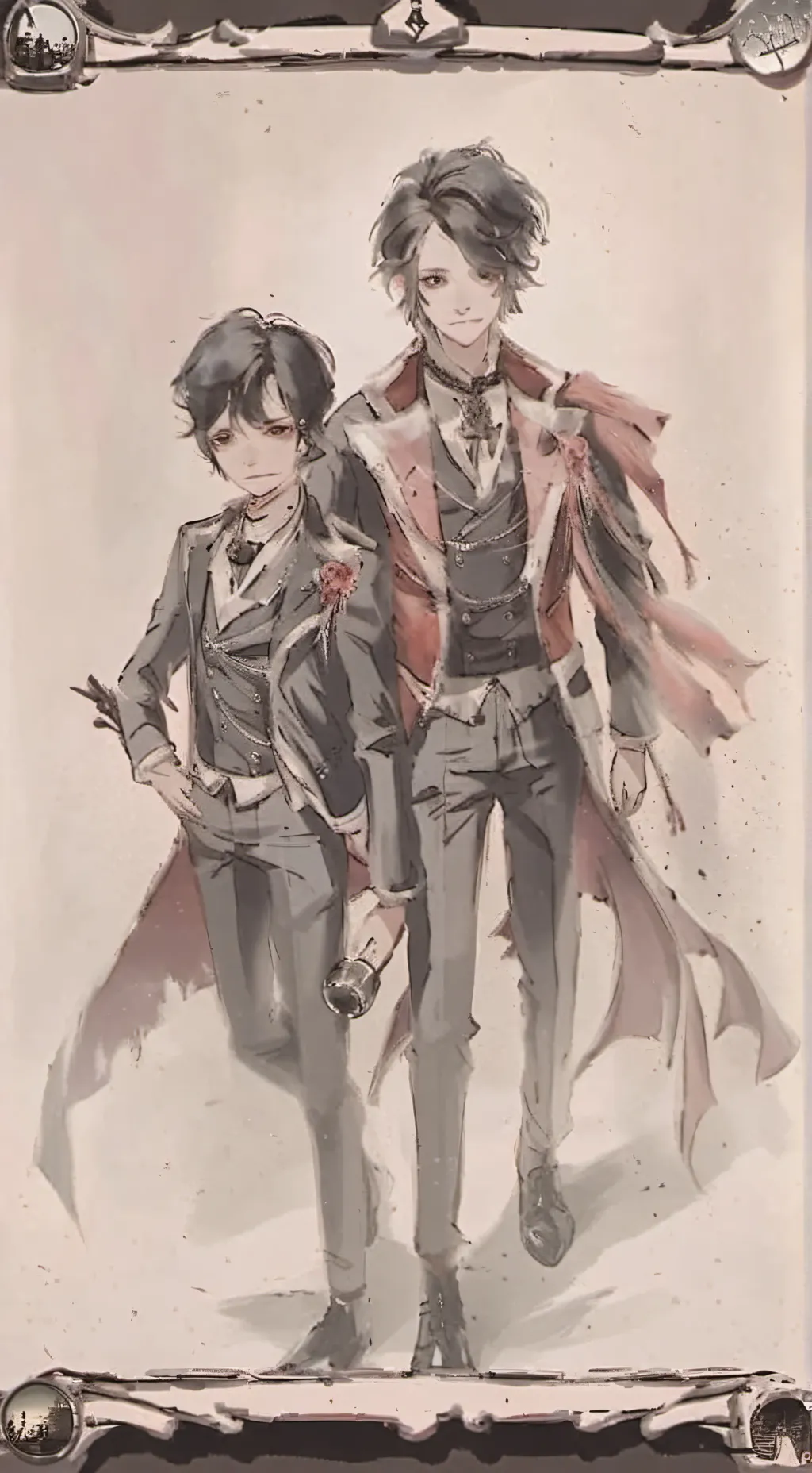ai character: vampire hotel  background