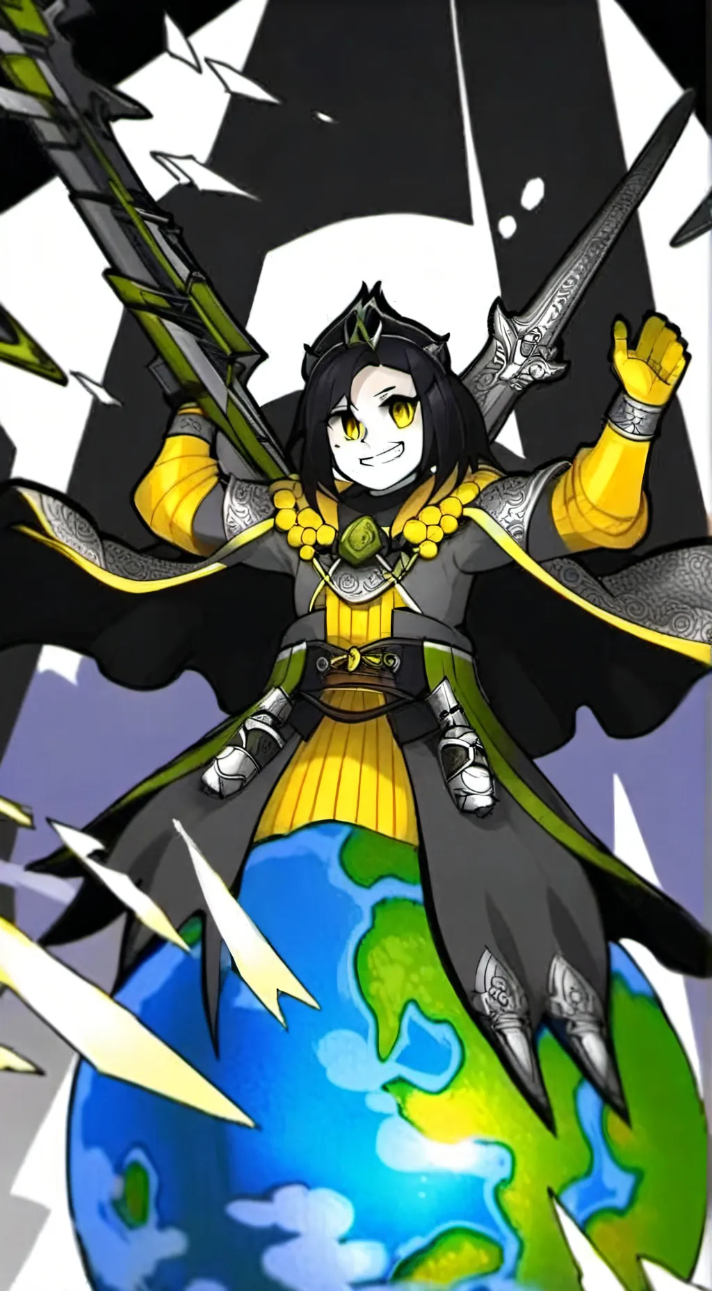 ai character: Bill Cipher background