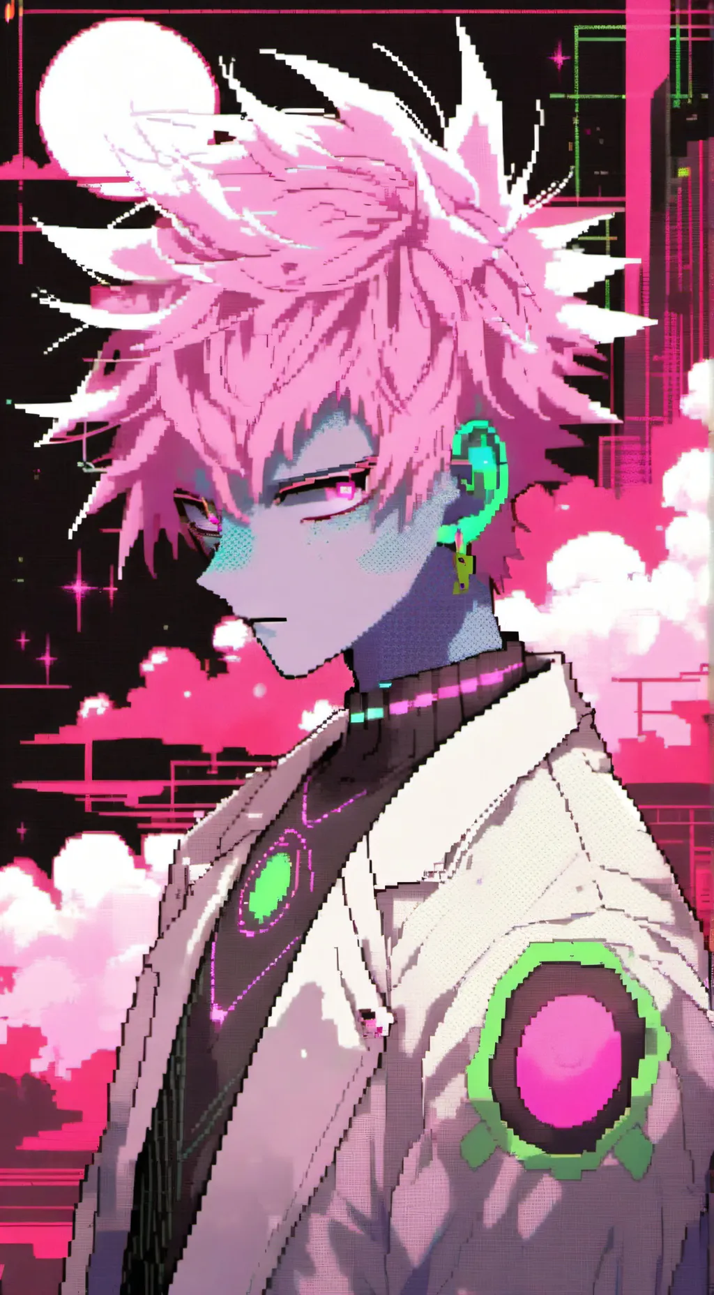 ai character: Aurora background