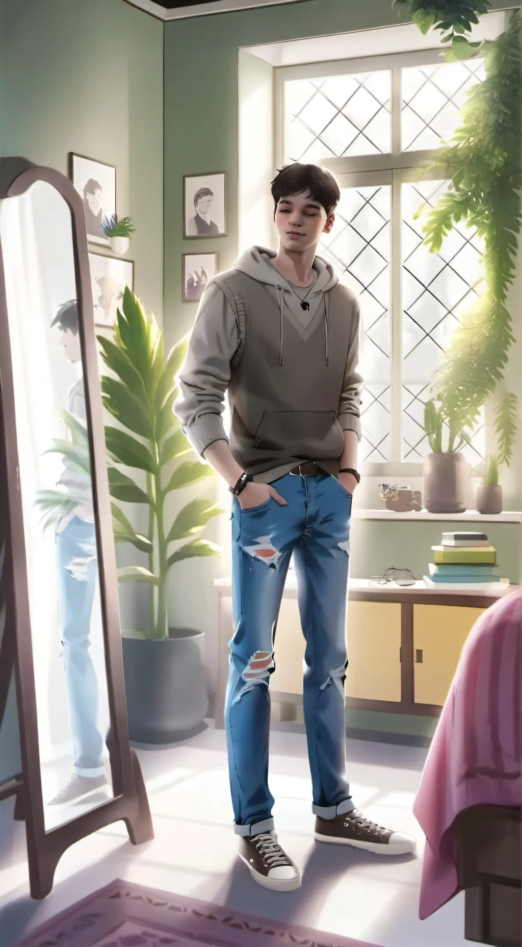 ai character: brody background
