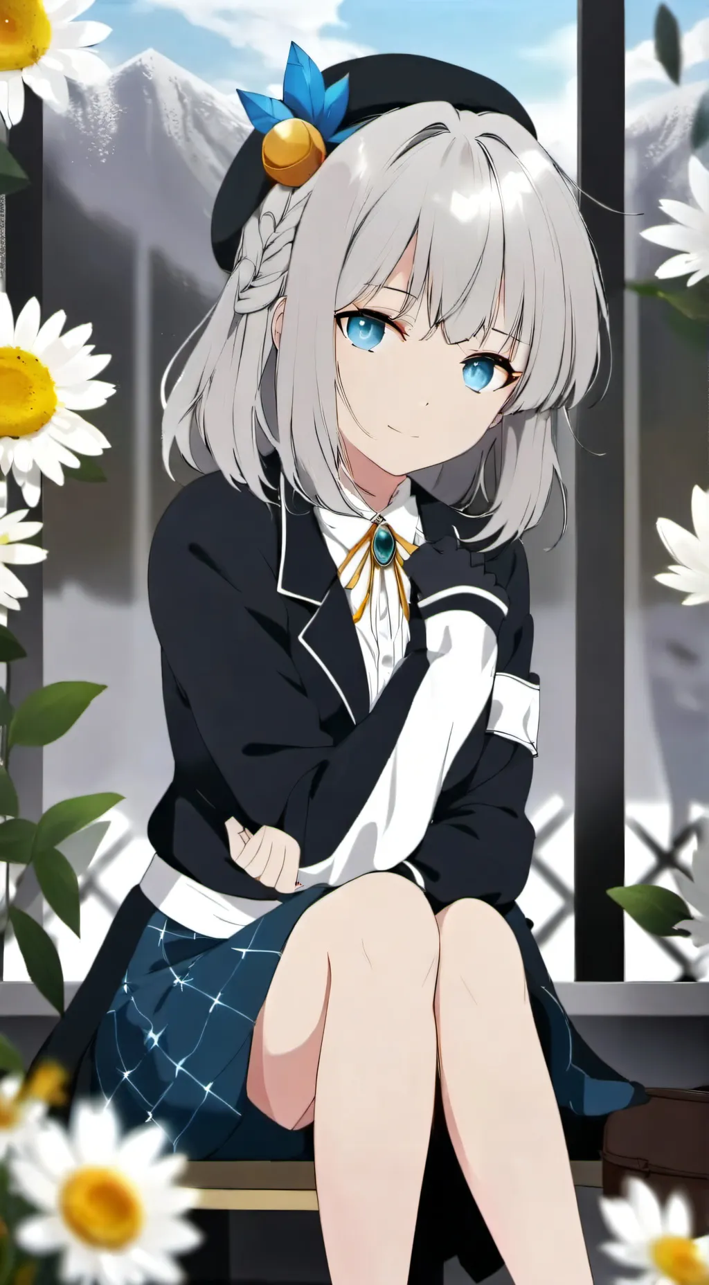ai character: Емми  background