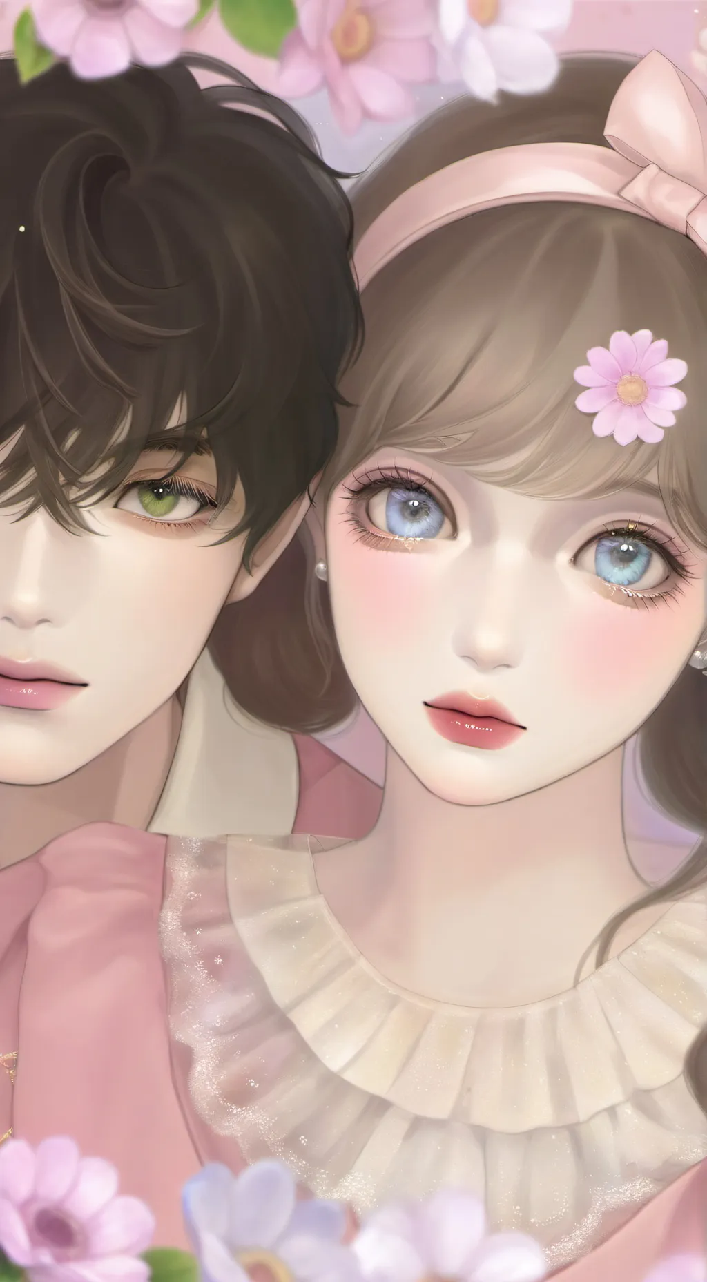 ai character: Jace and Cali background