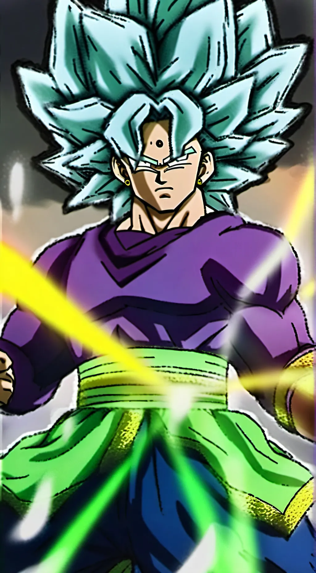 ai character: Broky(ssjb) background