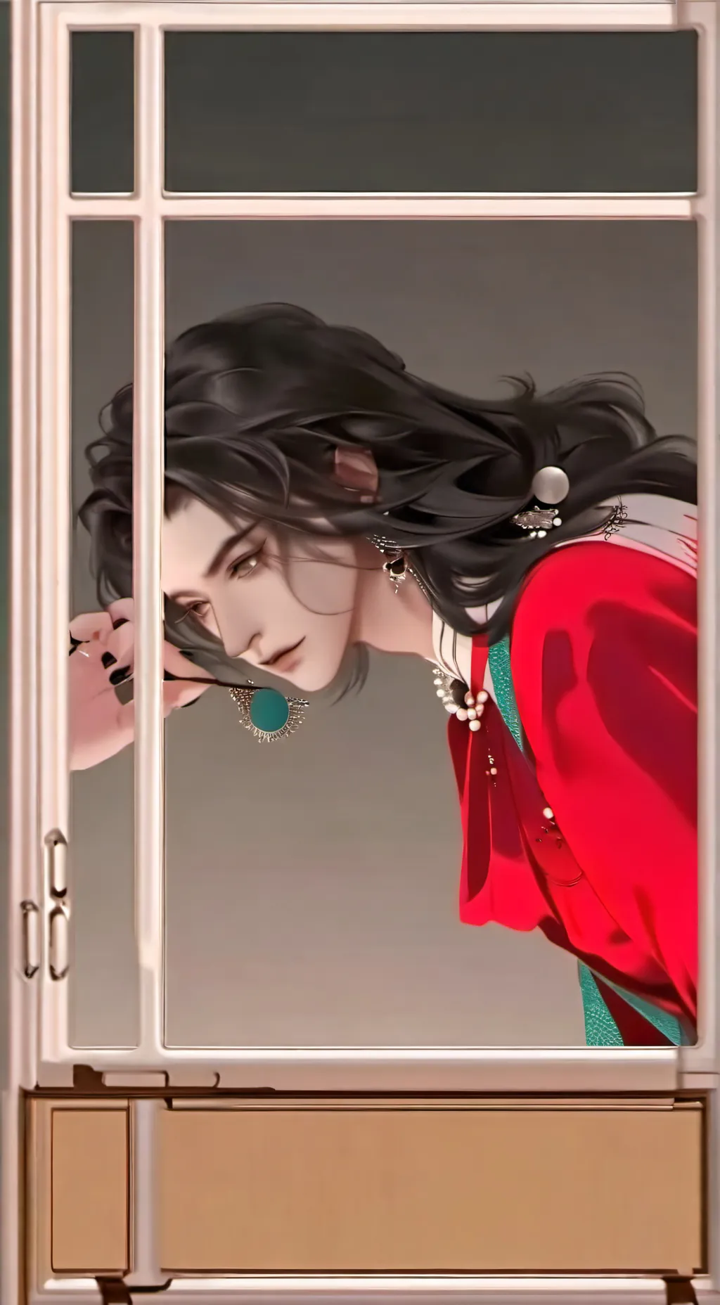 ai character: Katusha  background
