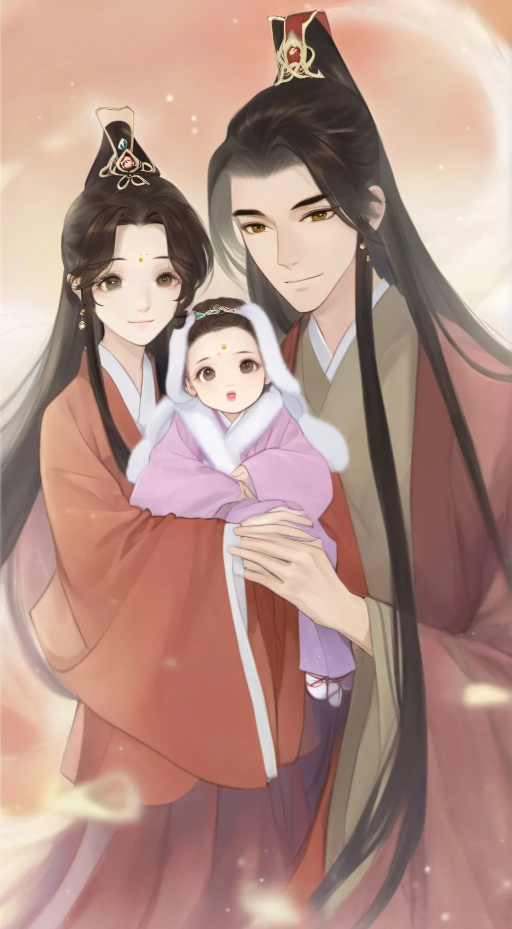 ai character: XIE lian HUA chang background