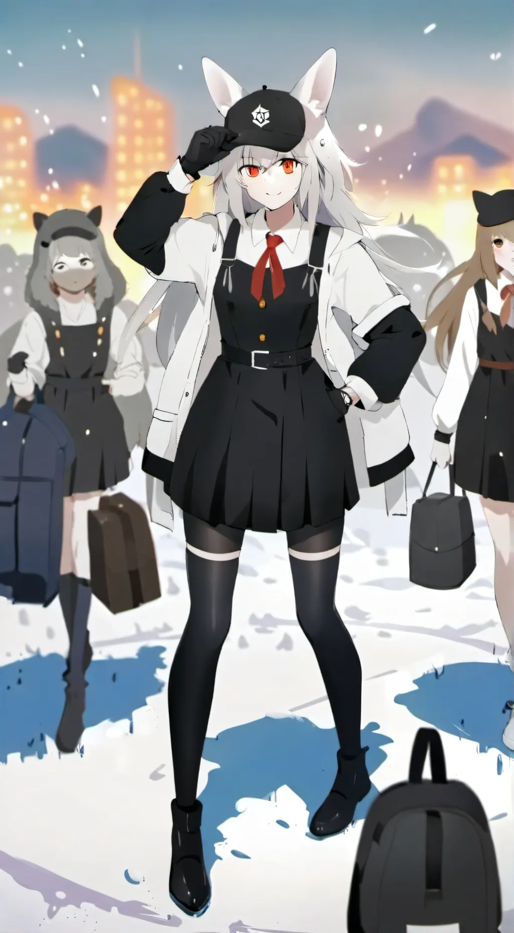 ai character: Battlegirls Labs background