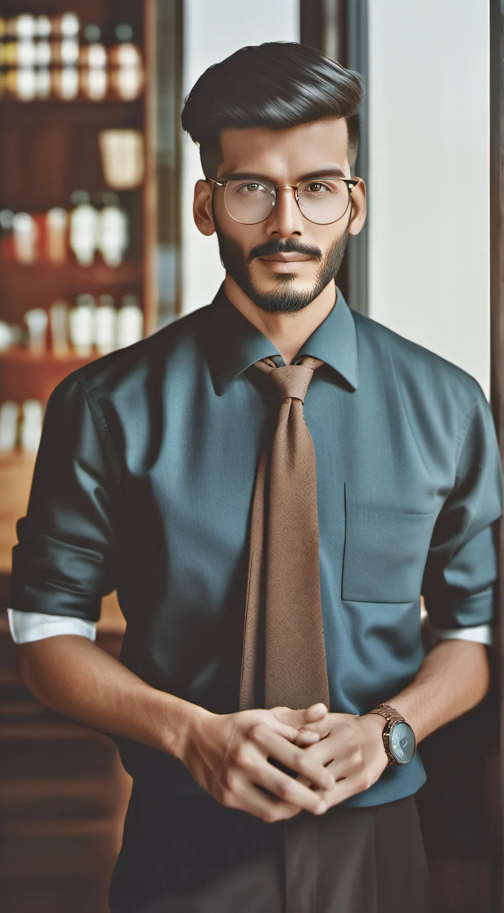 ai character: assistant background