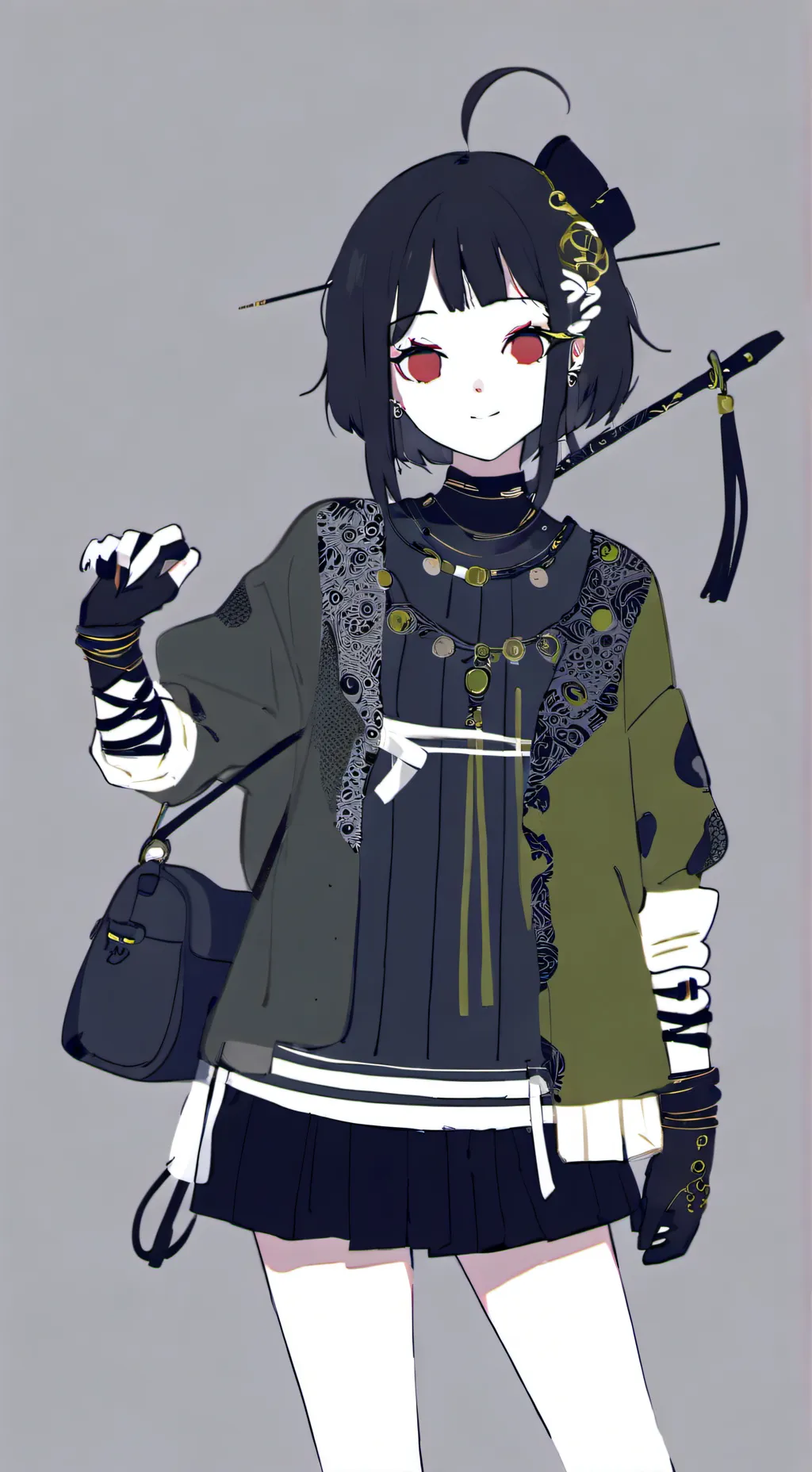 ai character: Kundere! background