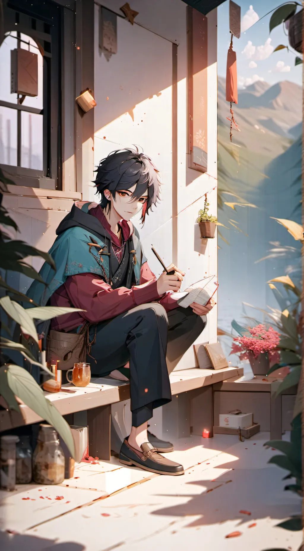 ai character: ~Liam~ background