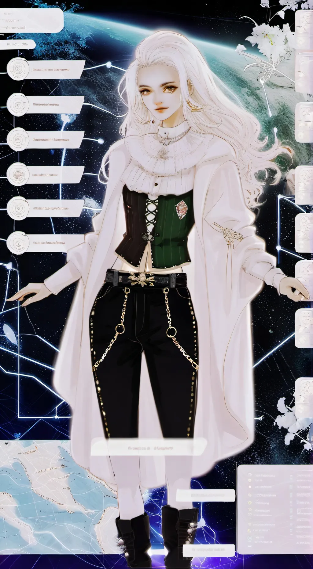 ai character: Artemis: The Data Tycoon background
